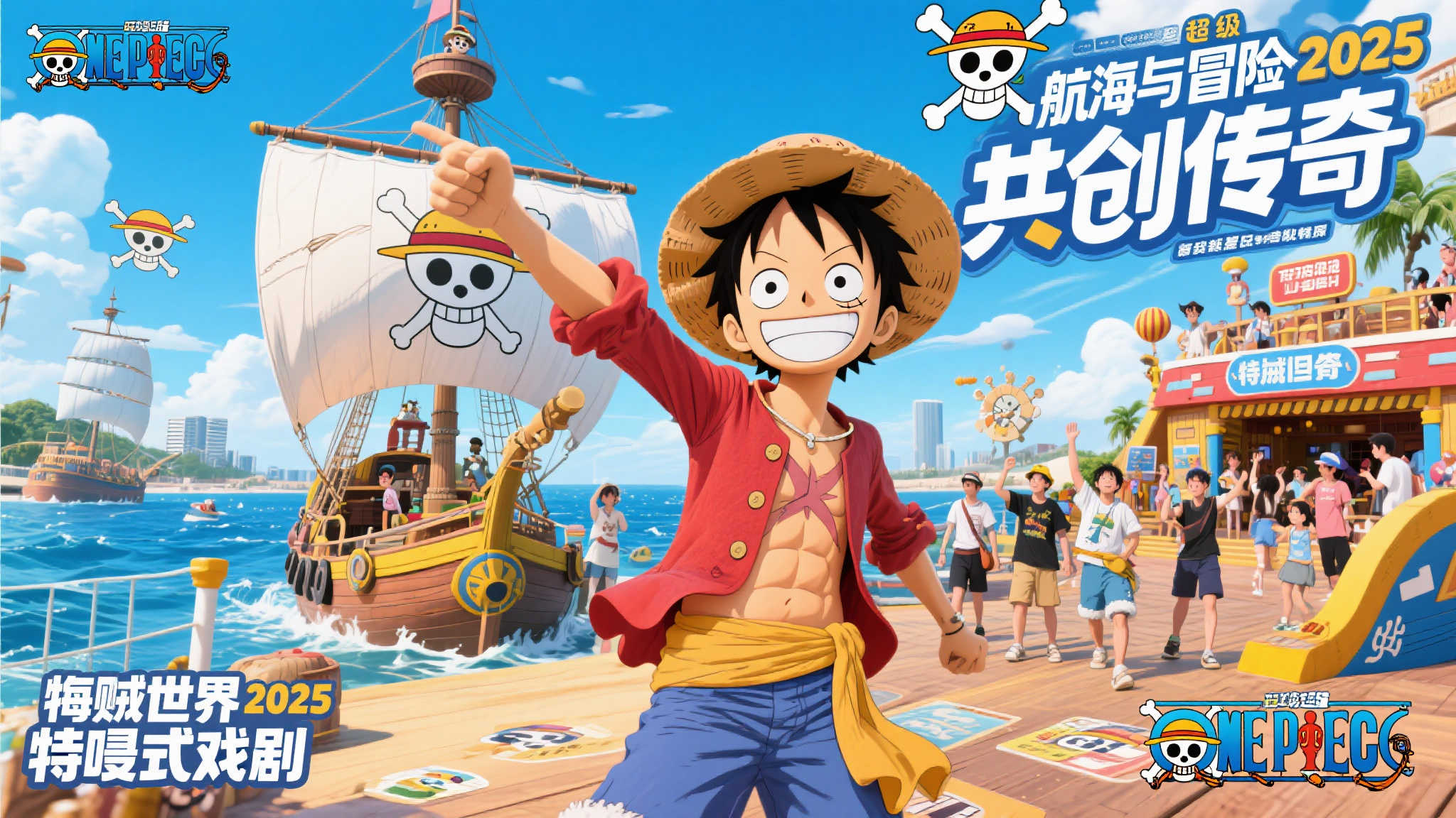 《海贼王》全新盛典“航海狂欢夏日2025”震撼来袭！
