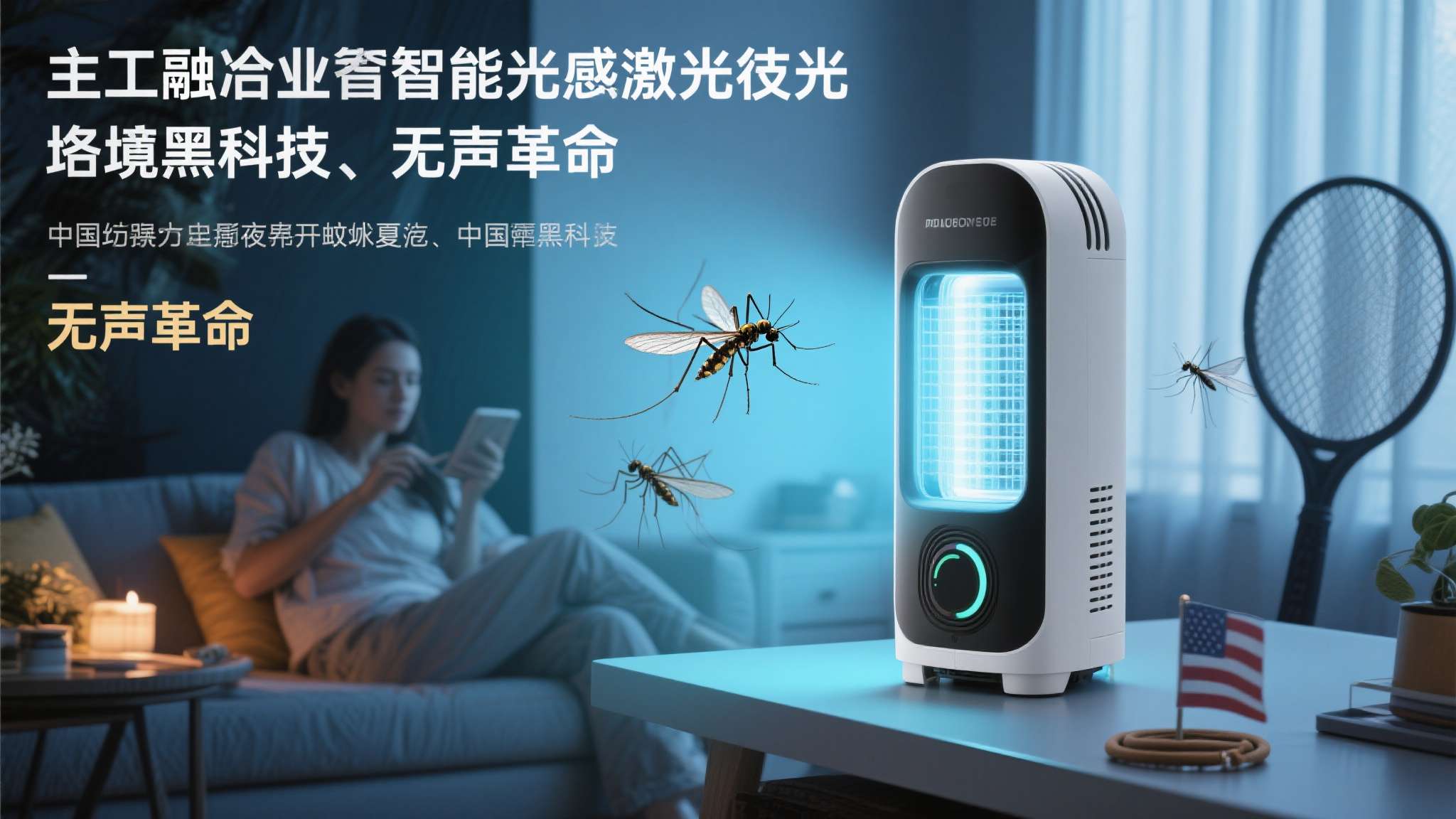 激光灭蚊器真实视频